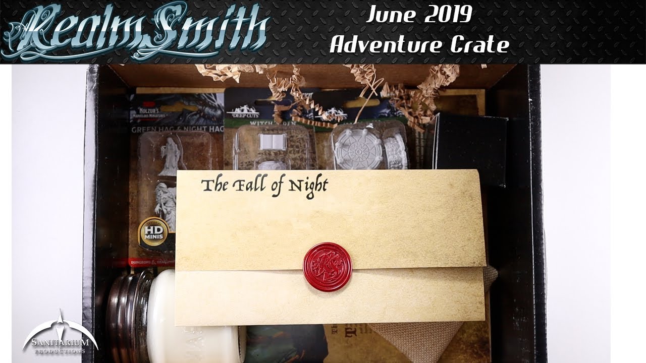 Realmsmith Adventure Crate June 2019 Unboxing