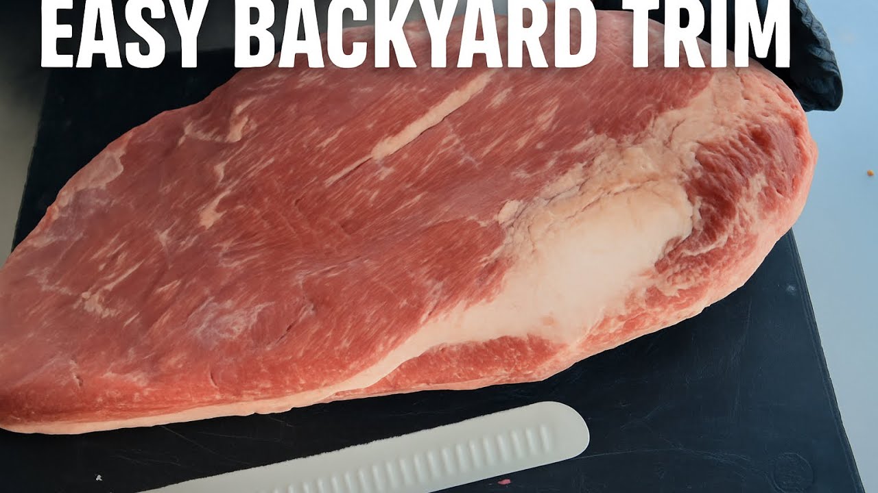 The Backyard Brisket Trim: Clean Edges, Better Bark, Zero Waste