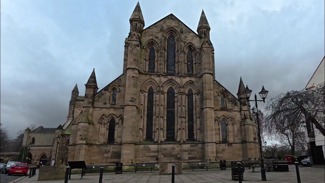 Hexham 12th Century Abbey North East England Silent Tour