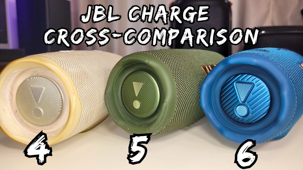 Is The JBL Charge 6 A REAL Upgrade Over JBL Charge 5 and JBL Charge 4?