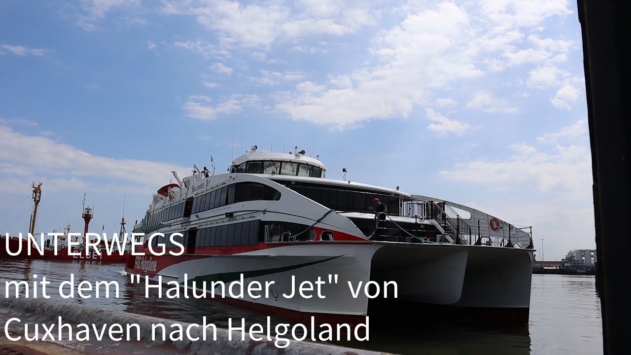 Unterwegs mit dem 'HalunderJet' zwischen Cuxhaven und Helgoland