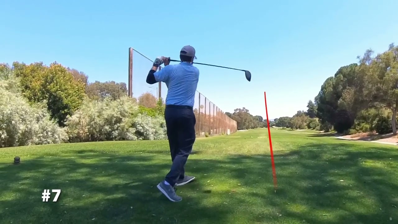 Front Nine at Porter Valley - Big Hits & Made Putts on a Hot, Sunny Day!