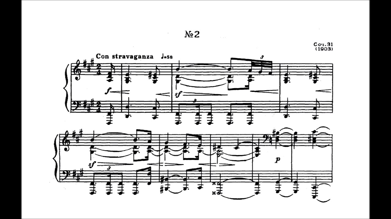 Alexander Scriabin - 4 Preludes, Op. 31