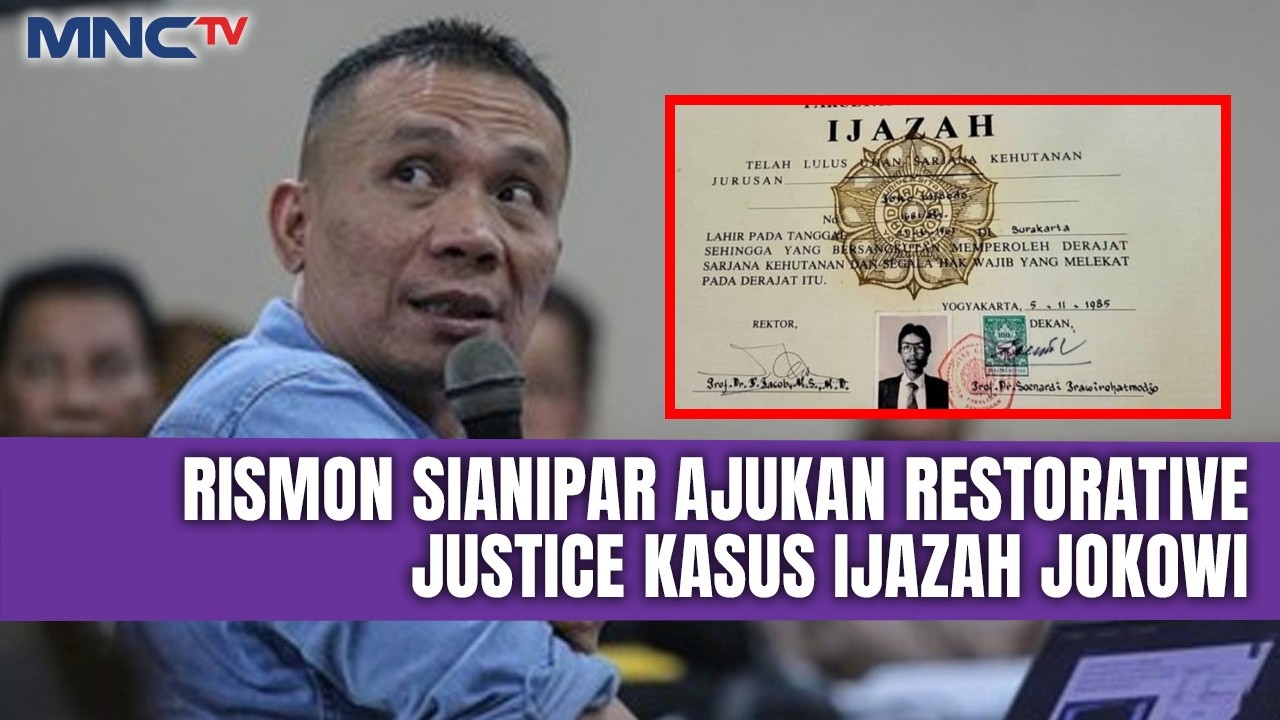 Setelah Eggi Sudjana, Kini Rismon Sianipar Ajukan Restorative Justice Kasus Ijazah Jokowi