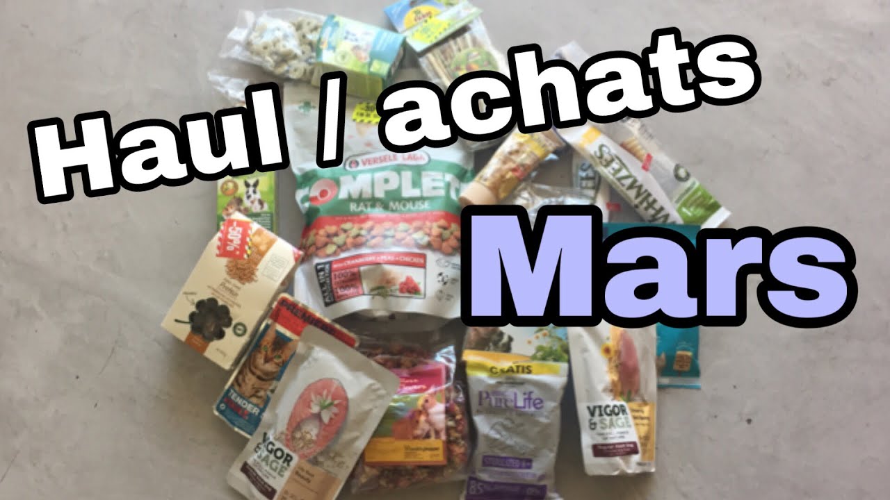 haul / achats Mars ( maxi zoo , salon de l'agriculture , bitiba , occasion ... )