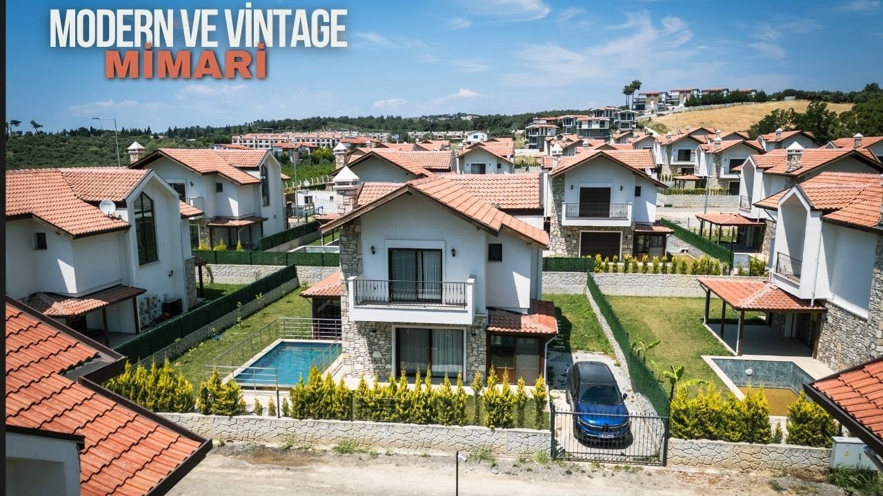 Kuşadası Davutlar’da Vintage ve Modern Mimariye Sahip Satılık Villa #211