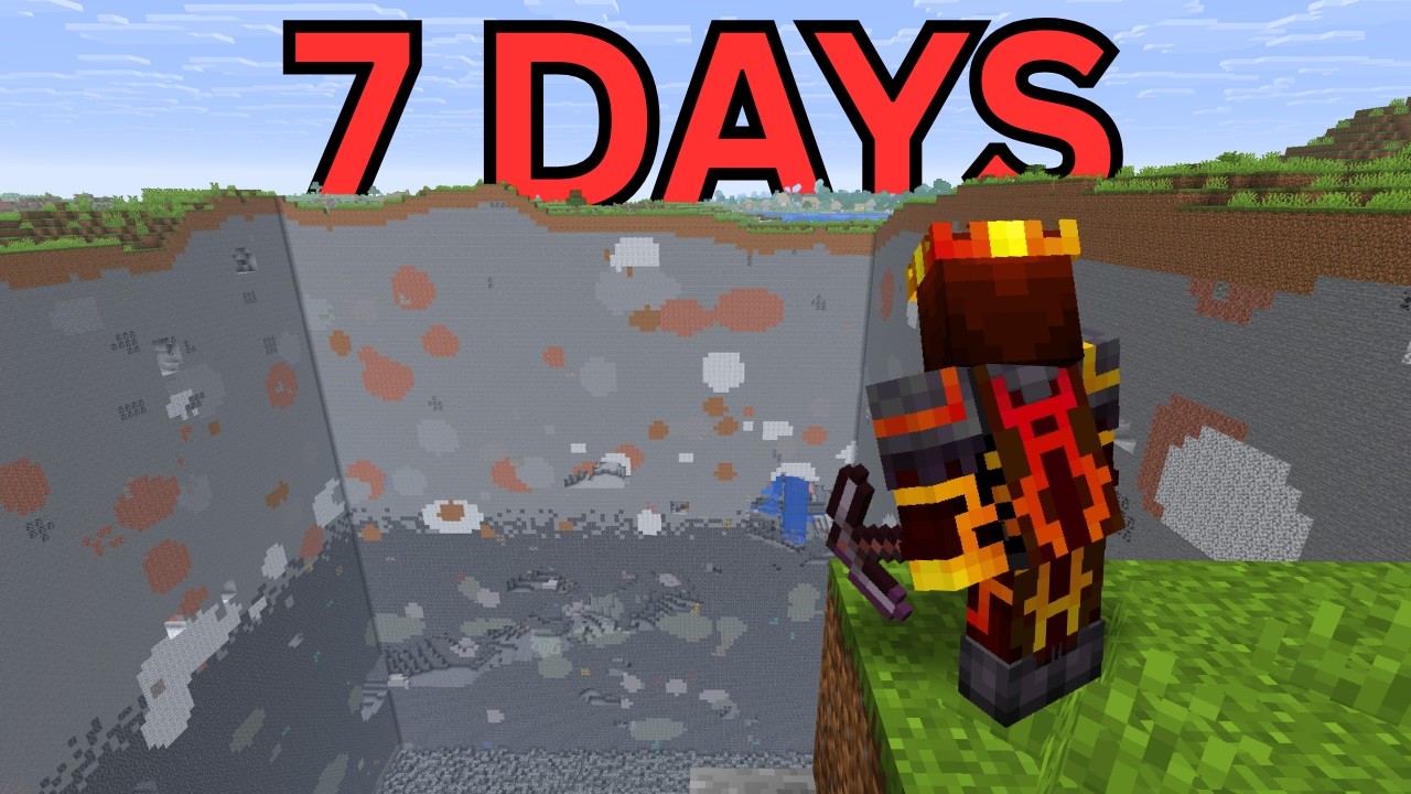 I Dug The BIGGEST Hole I Could on DonutSMP!
