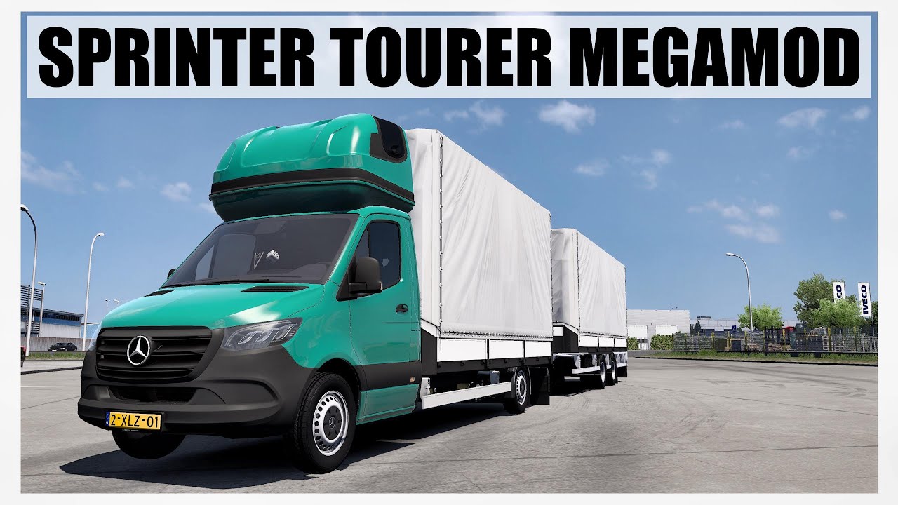 [ ETS 2 1.50 ] 🔹MERCEDES SPRINTER TOURER MEGAMOD🔹