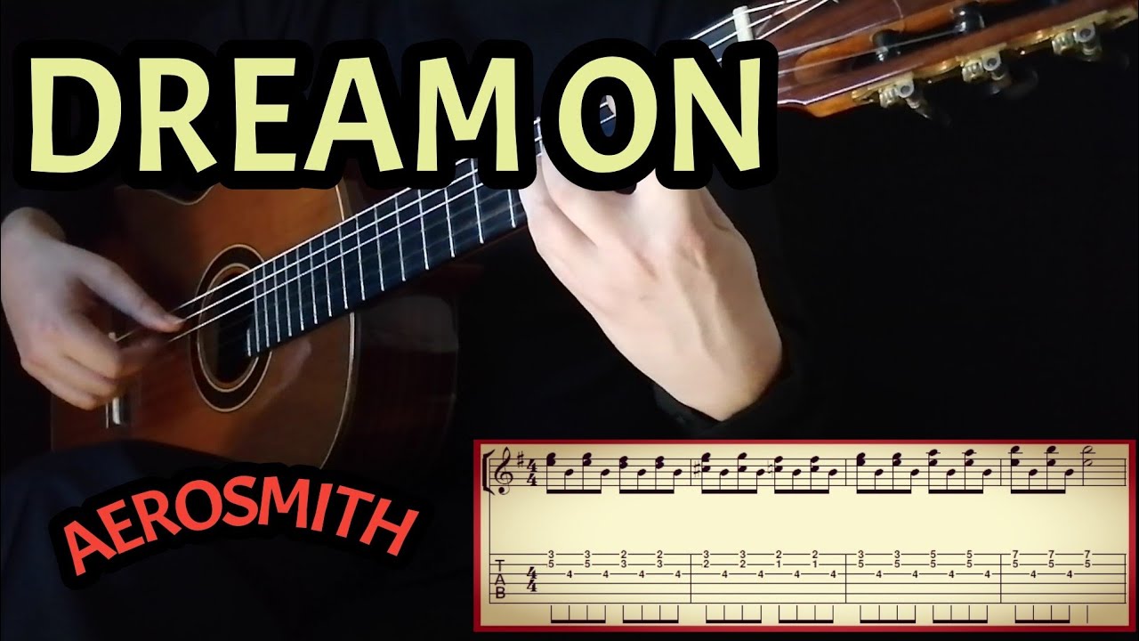 DREAM ON / Fingerstyle Classical Guitar Cover