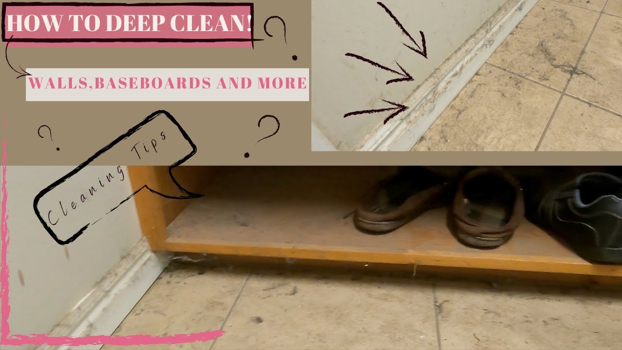 HOW TO DEEP CLEAN! WALLS, BASEBOARDS | DEEP CLEANING A LAUNDRY ROOM #DEEPCLEANING #CLEANINGBUSINESS