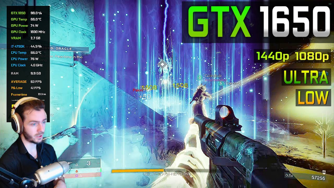 Destiny 2 | GTX 1650 - 1080p, 1440p