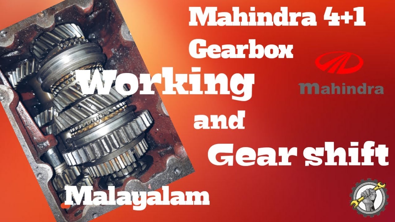 Mahindra 4+1 Gearbox working and gear shift in Malayalam