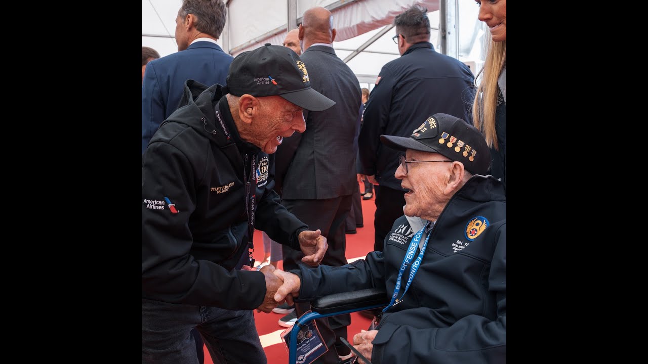 80th Anniversary of D-Day at the Normandy American Cemetery, June 6, 2024