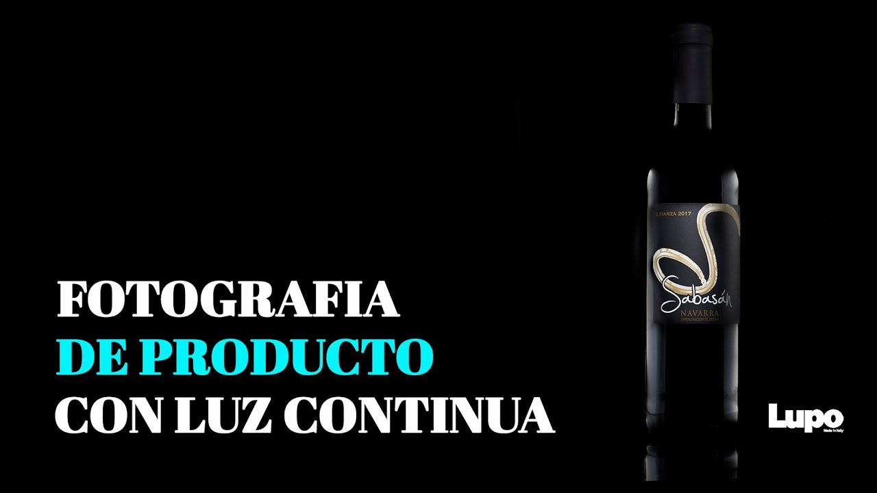 FOTOGRAFIA DE PRODUCTO EN FONDO NEGRO CON LUZ CONTINUA | LUPO SMARTPANEL