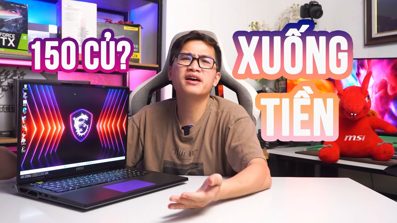 Đập hộp và trải nghiệm nhanh laptop 150 củ: Titan 18 HX A14V
