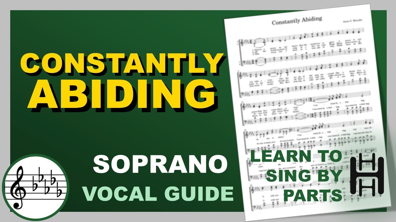 CONSTANTLY ABIDING Vocal Soprano Db Major