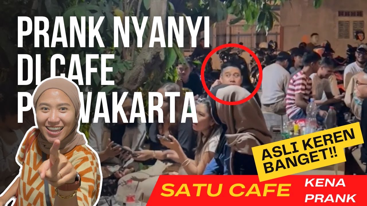 PRANK NYANYI DI CAFE PURWAKARTA | SATU CAFE KENA PRANK | PRANK NYANYI LAGU BERTAUT