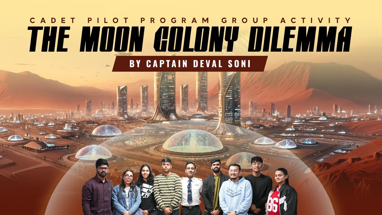 Cadet Pilot Program Group Activity on Moon Colony Dilemma by Captain Deval Soni