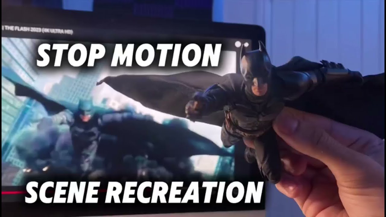 Batman Car Chase: Stop Motion Scene Recreation 
