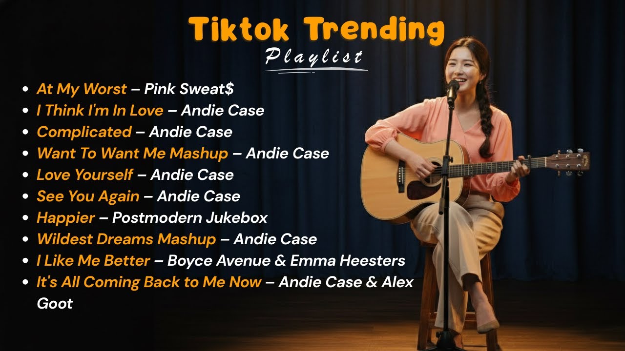 Top Acoustic Playlist 2026 💗🎧 | Viral TikTok Mix 2026 - Love Yourself, Happier, See You Again