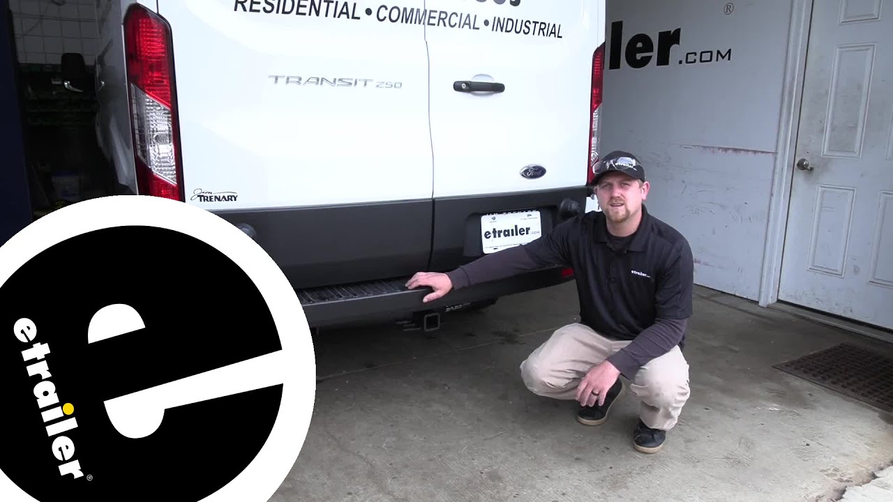 Installation: etrailer Trailer Hitch Receiver on a 2020 Ford Transit T250