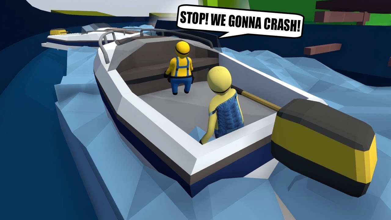 MINIONS ON A BOAT TRIP in HUMAN FALL FLAT
