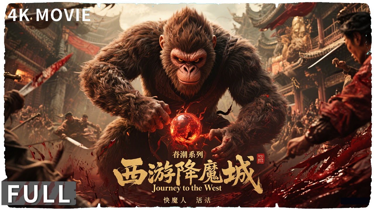 4K Full 屠魔之人成为巨猿妖魔 妖丹觉醒血染众生 动作 / 奇幻 《西游降魔篇之快活城/Journey to the West》萧子墨 / 刘思辰
