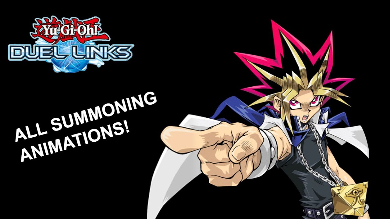 Yugioh Duel Links | All Summoning Chants/Animations! (Including Zexal Morph)