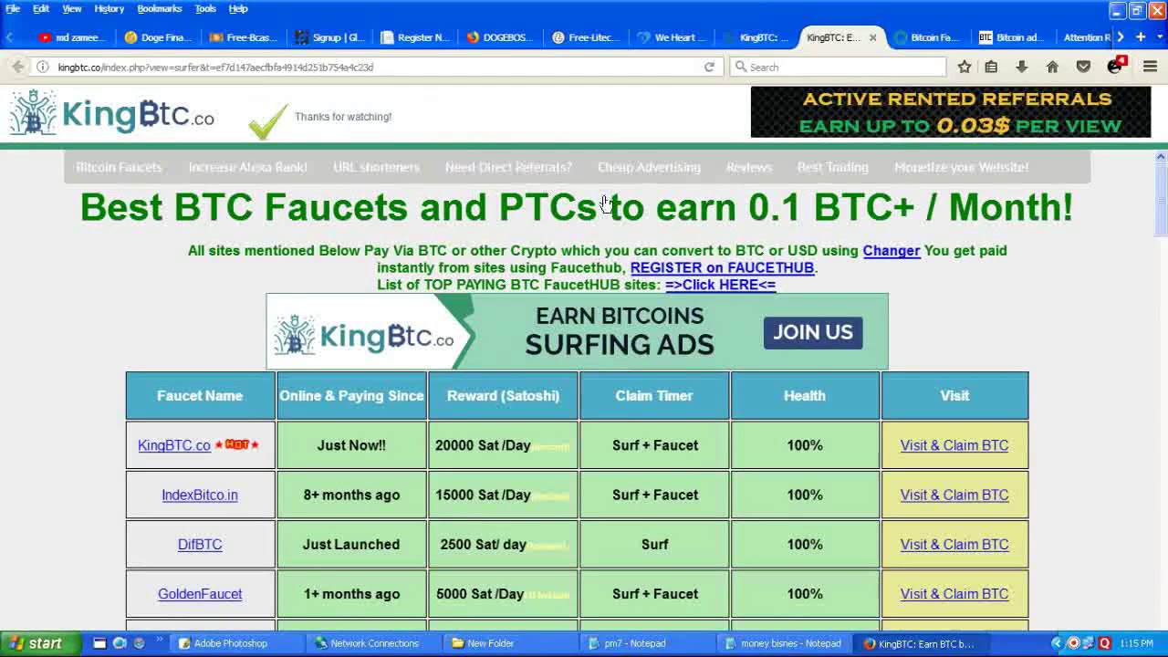 Новый букс Kingbtc в день 2000 сатоши