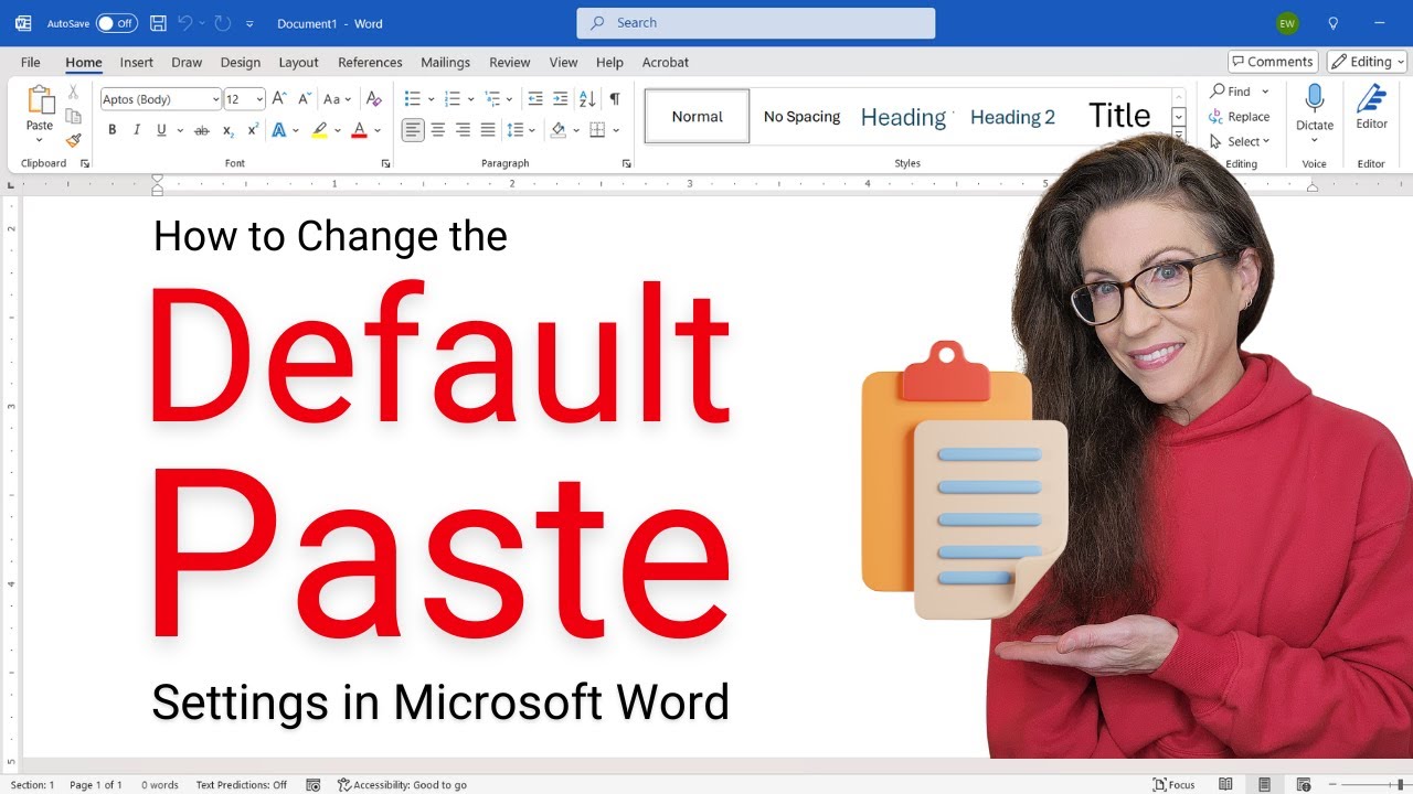 How to Change the Default Paste Settings in Microsoft Word