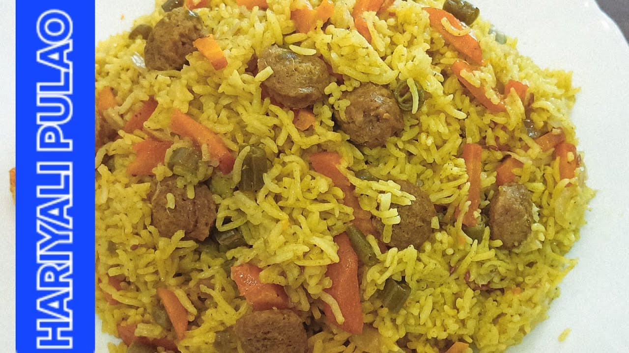 Monday - Healthy Lunch Box Recipe😋| Hariyali Pulao Recipe🤤|💯Easy One Pot Recipe | Veg Pulao 