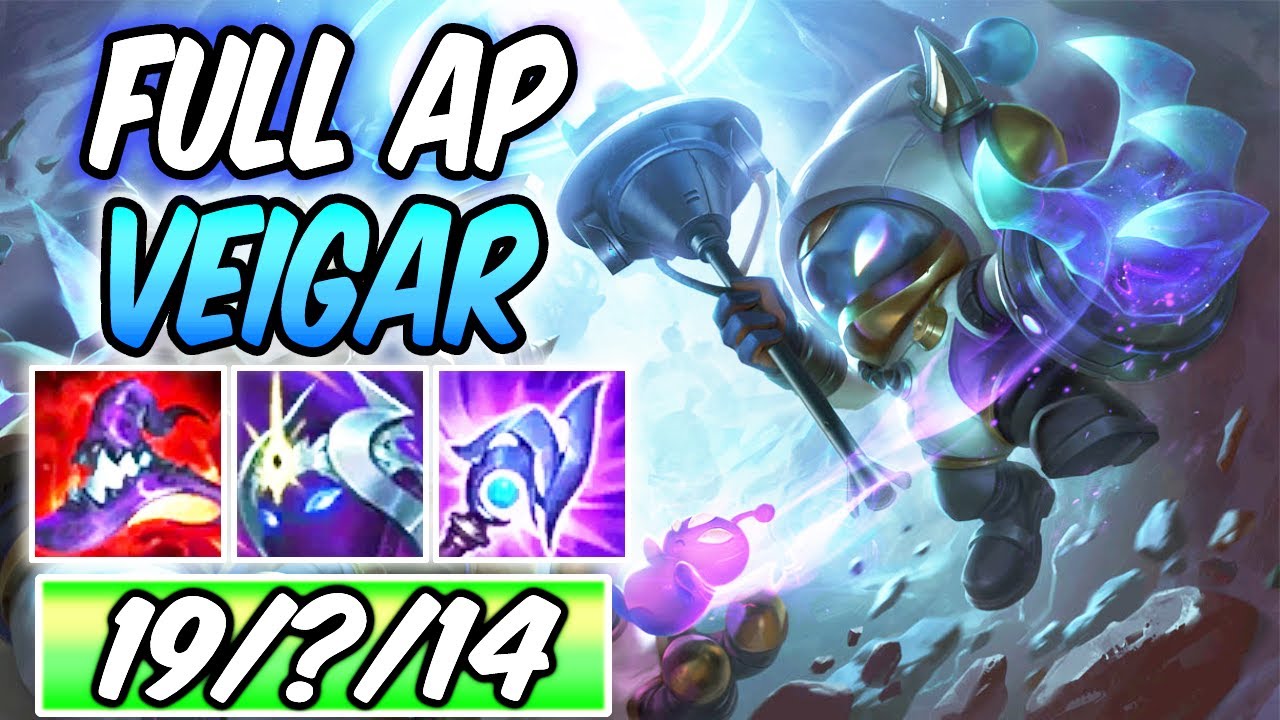 CLEAN FULL BURST ASTRONAUT VEIGAR MID 1277 AP DARK HARVEST | New Build & Runes | League of Legends