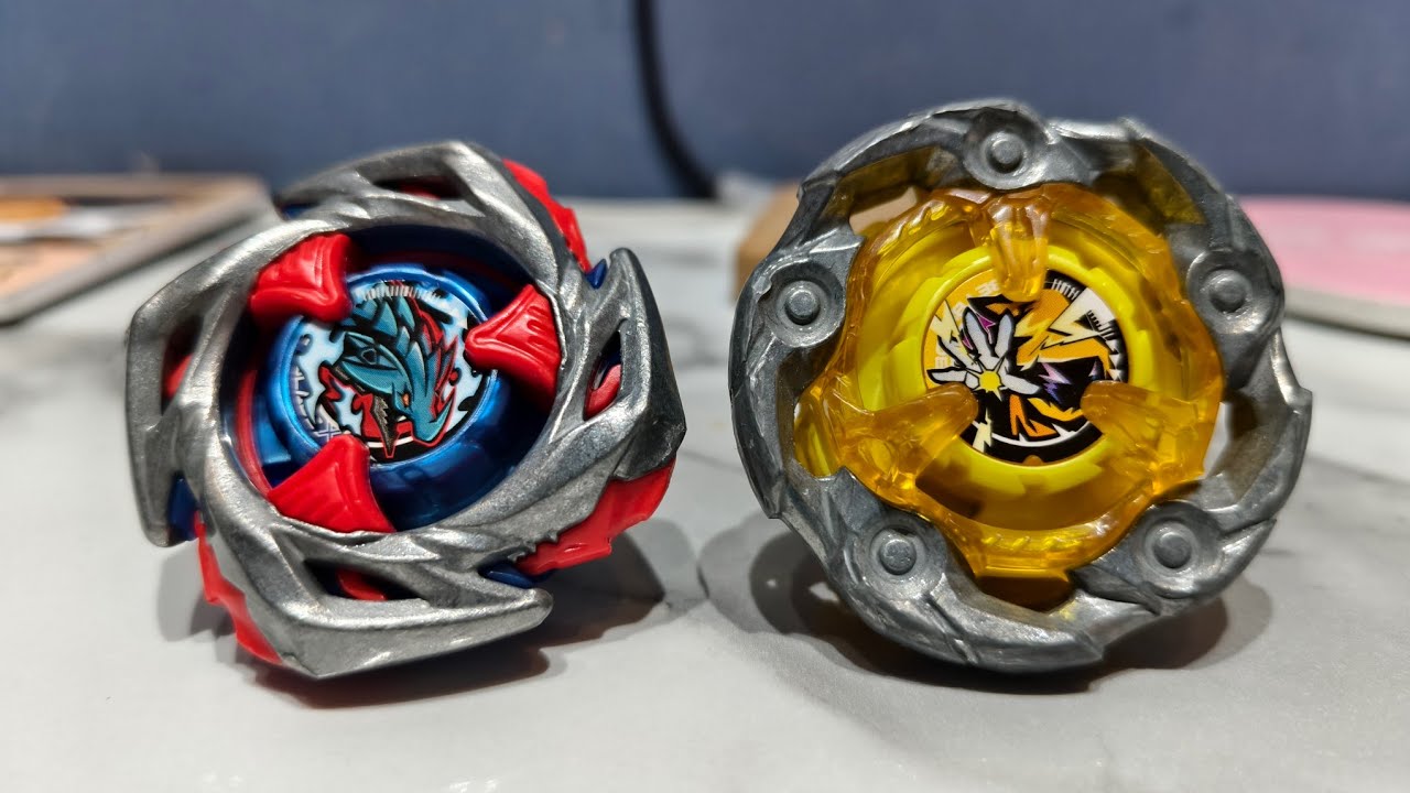 ［戰鬥陀螺X］衝擊龍神9-60LR VS 魔導神杖5-70DB。Beyblade X Impact Drake VS Wizard Rod