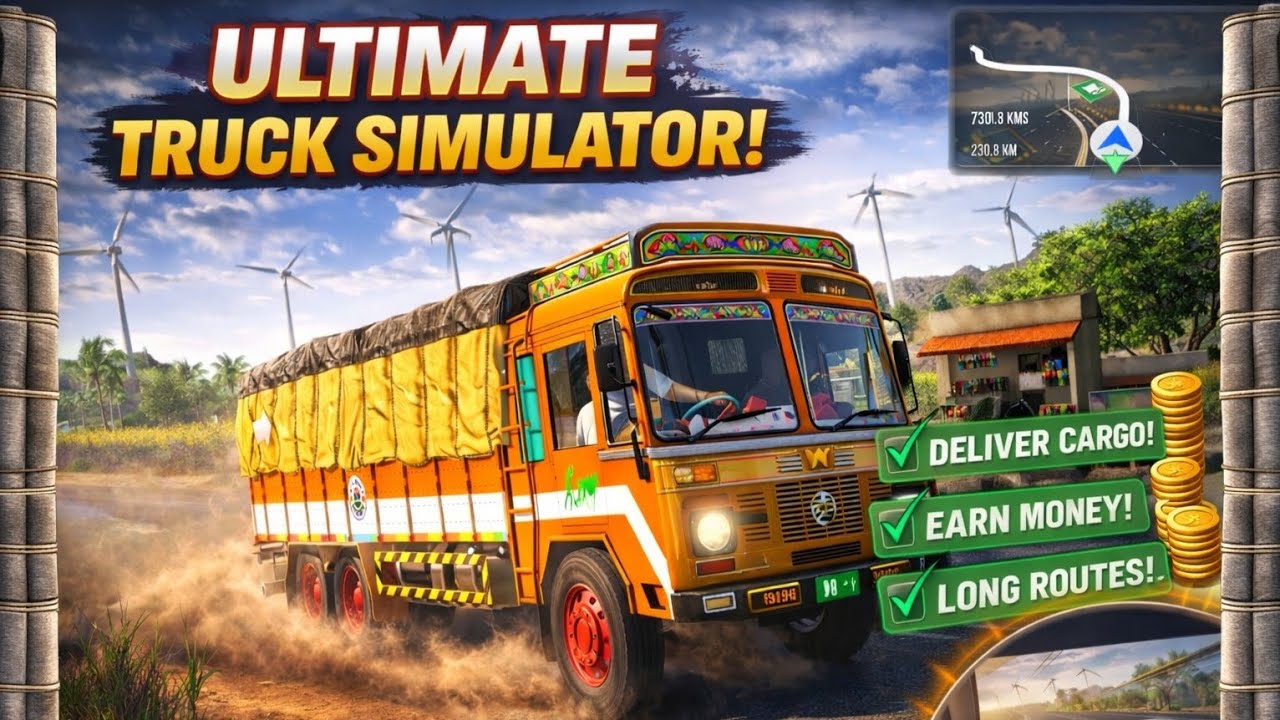Day 5 | Truck Masters India Simulator | No Commentary / Pure Engine Sound | Samsung Galaxy A9+ 