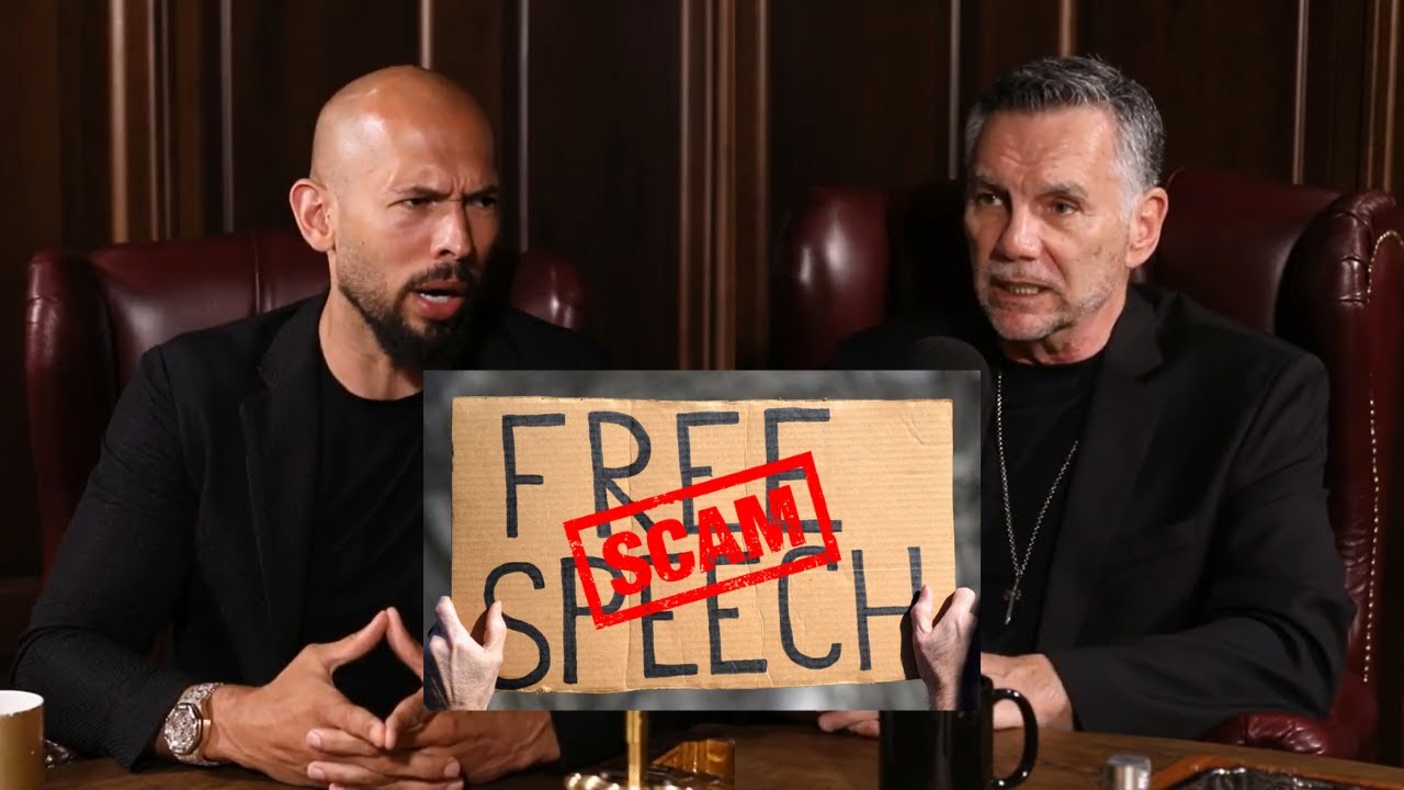 Andrew Tate On Free Speech Being A Scam