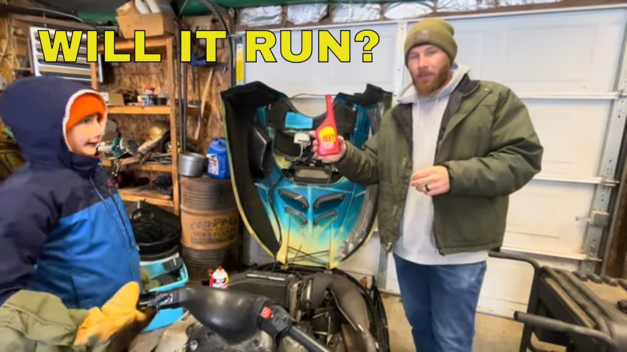 It’s time to get the snowmobile running!