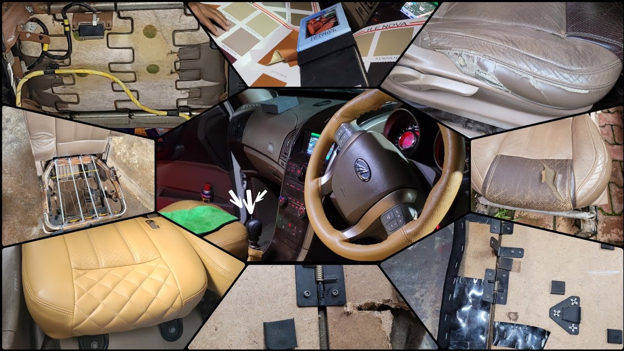 ₹1*000/-  Premium artificial Leather seat cover for XUV500 detailed video.