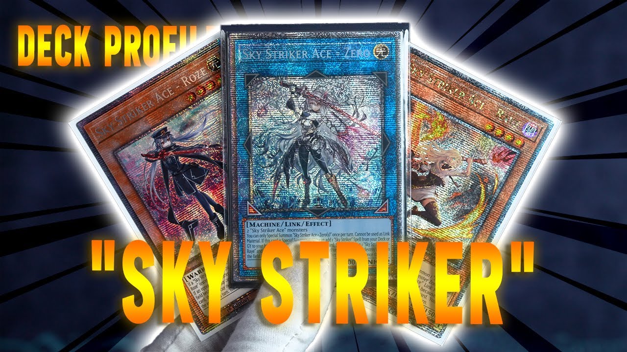 Yu-Gi-Oh! Deck Profile: PURE SKY STRIKER + RAYE 1 CARD OTK! (MAX RARITY)