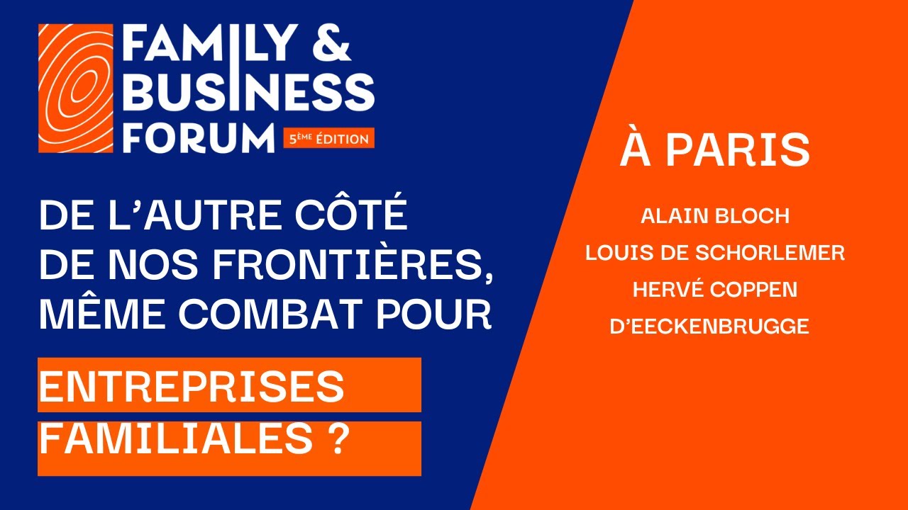 De l’autre côté de nos frontières, même combat pour les entreprises familiales ?
