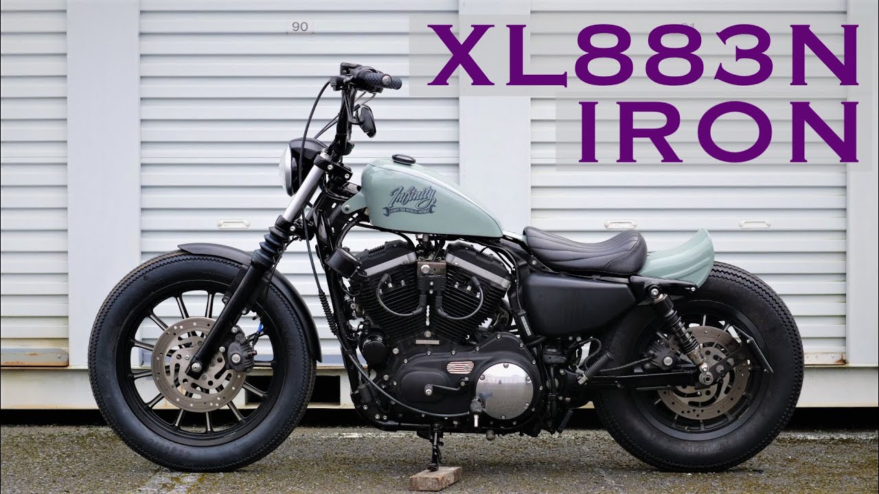 【カスタムハーレー】XL883N IRONのご紹介 インジェクションチュー二ング 三拍子