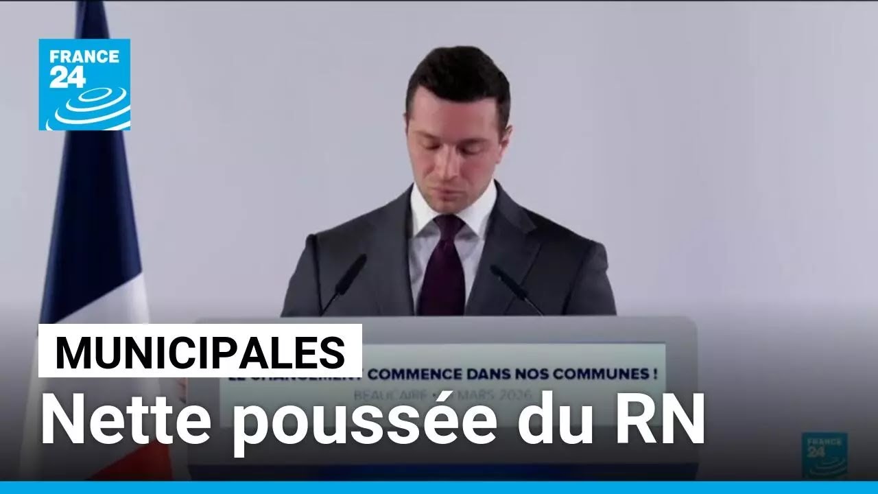 Municipales : nette poussée du RN, qui 