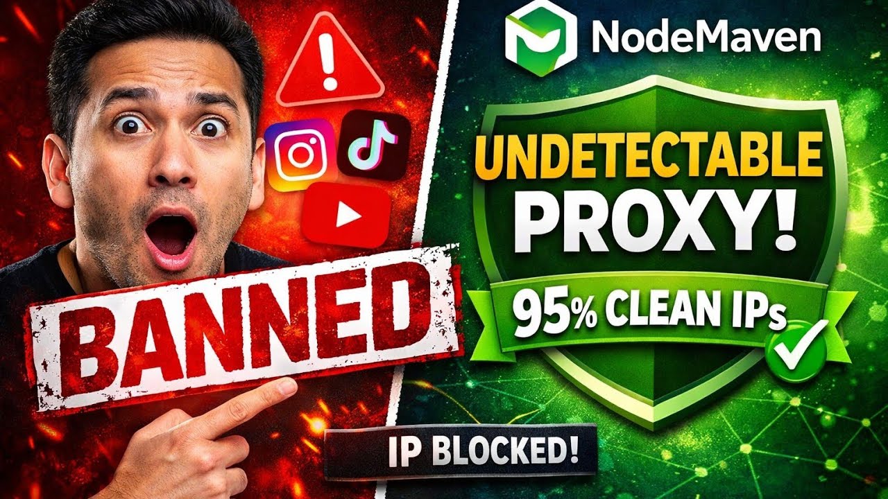 Прекратите получать баны! Лучший незаметный прокси 2026 года | Обзор NodeMaven