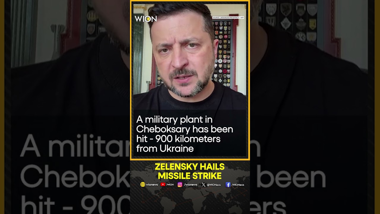 Kyiv Hit Russian Military Plant Using Ukrainian-Made Missile: Zelensky | WION Shorts