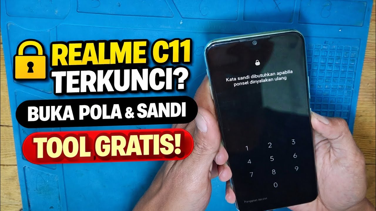 REALME C11 TERKUNCI? 🔓 BUKA SANDI & POLA PAKE TOOL GRATIS (WORK 100%)