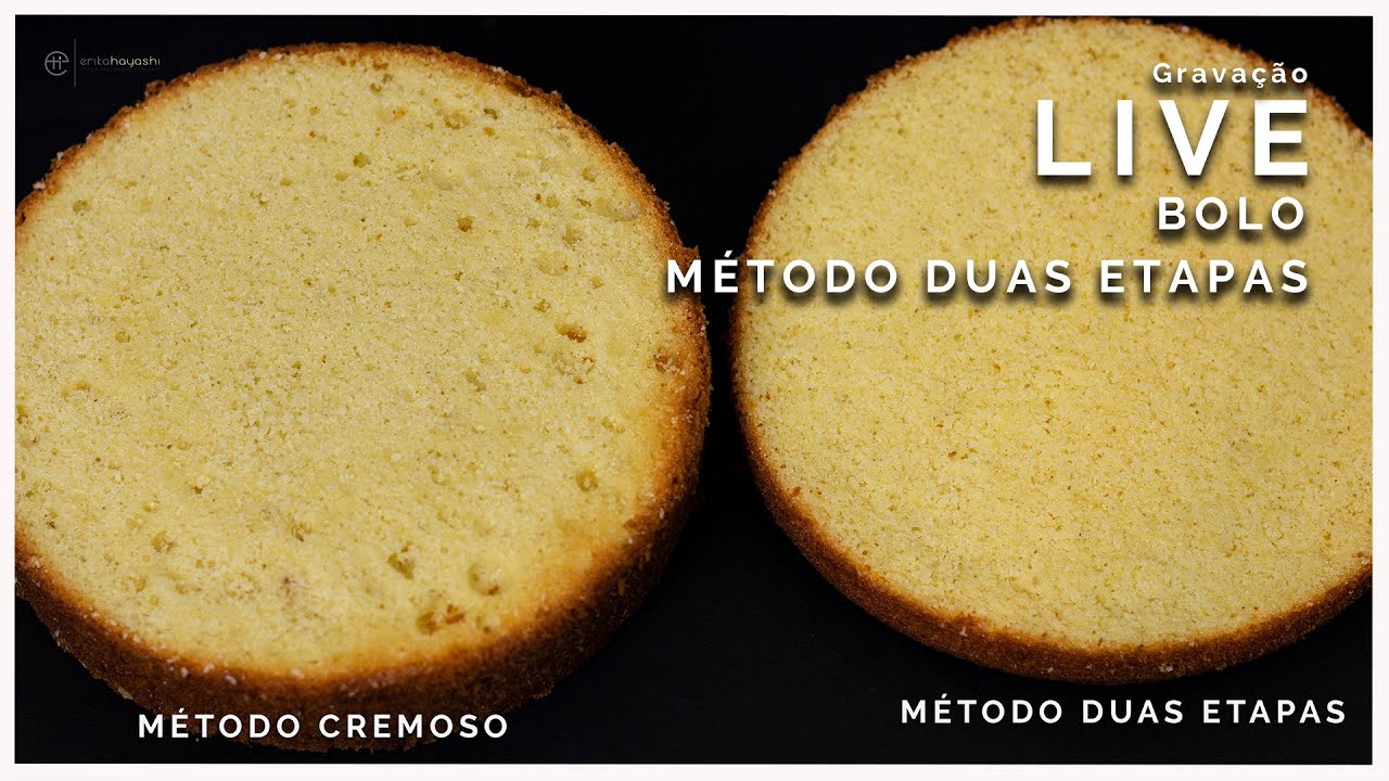Bolo Método Duas Etapas | Gravação Live com a Chef Erika Hayashi