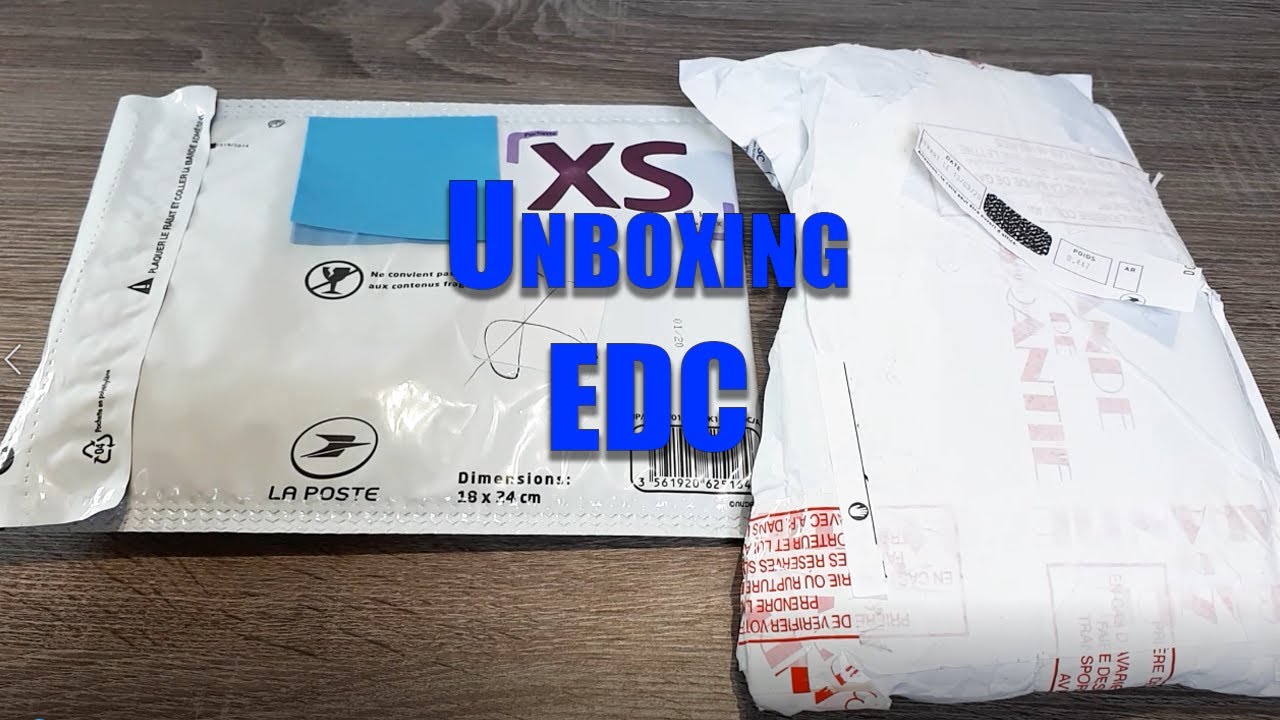 UNBOXING EDC - Colis de ChrisRJones974 & TechSurv