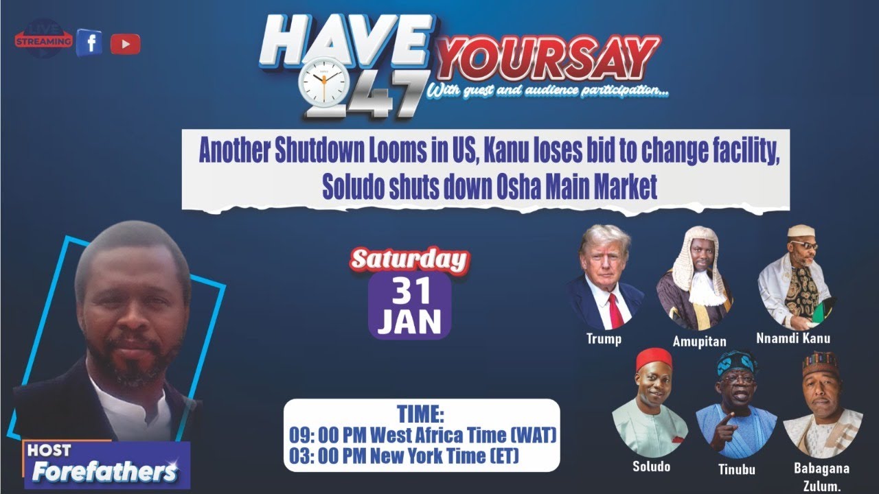 US Faces another Lockdown, Tinubu Falls in Turkiye, Soludo Shuts down Onitsha Market