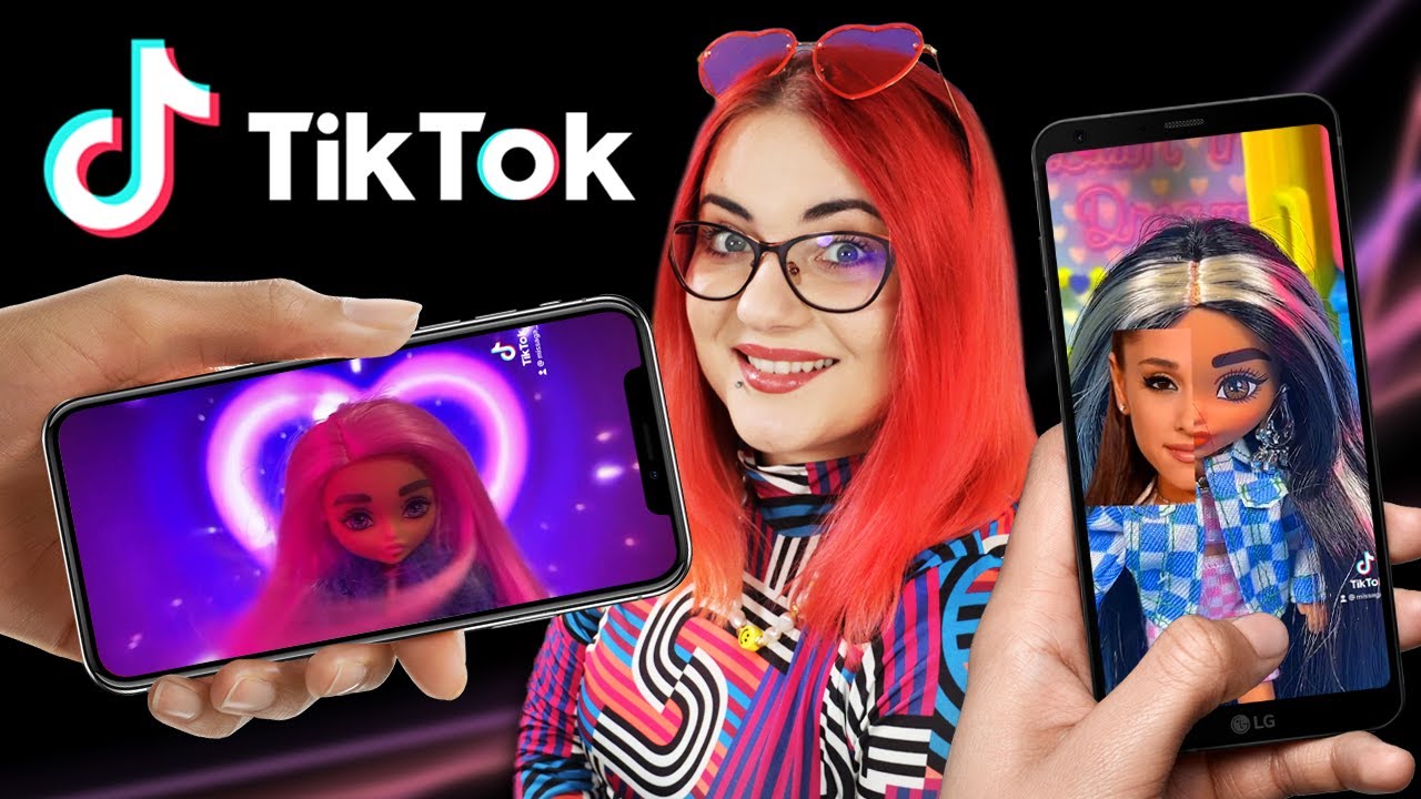 LALKI NAGRYWAJĄ TIK TOKI  🎥 💃🏻  Barbie Extra Minis