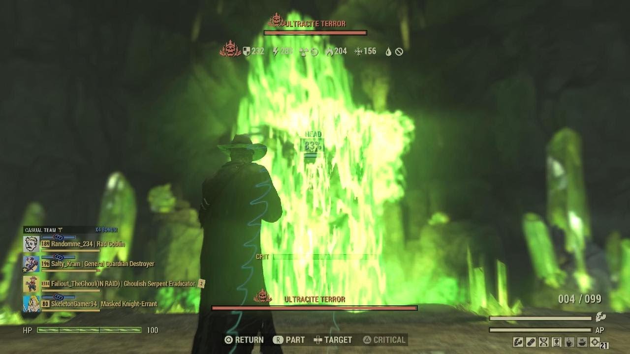Fallout 76 RAID FINAL BOSS THE GHOUL EFFECTIVE