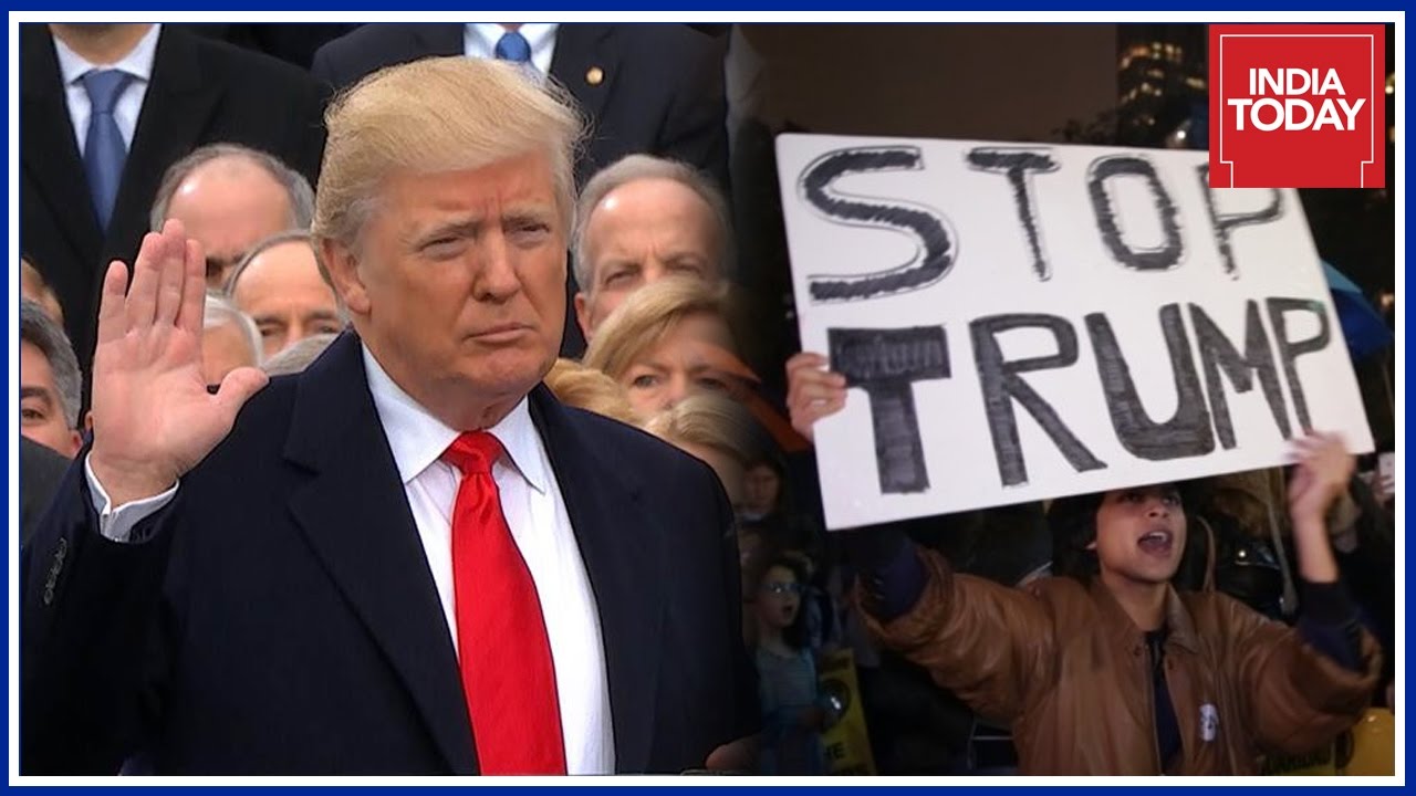 Protests Erupts In AMerica After Donald Trump Took Oath As President